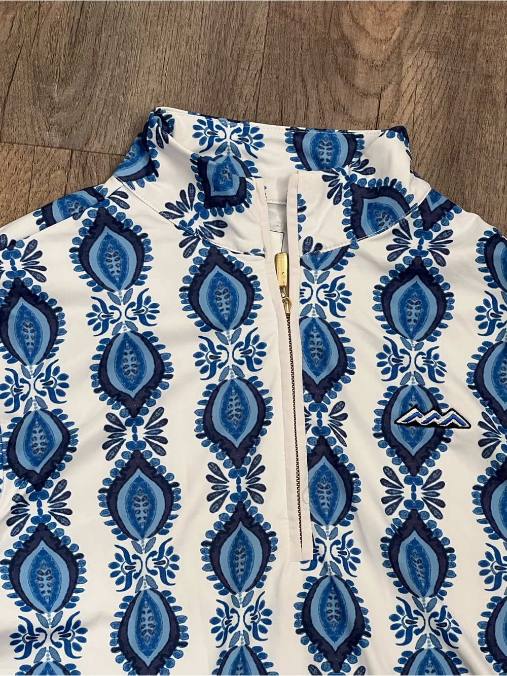 Cabana Life Women's San Sebastian Performacne Zip Top Size M - Picture 4 of 10